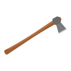 Vector illustration of an axe