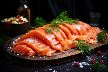 Gravadlax: Nordic Cured Salmon with Salt, Sugar, and Dill for Holiday Feasts