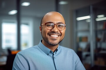 Smiling happy business man bank manager, adult professional businessman executive in office, male entrepreneur, software developer or company employee