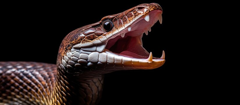 Australian snake tongue flickering