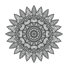 Vector luxury mandala template background and ornamental design for coloring page, greeting card, invitation, tattoo, floral mandala.



