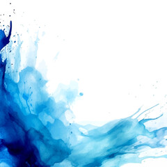 blue splashes watercolor background