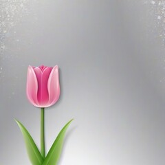 Beautiful gradient and tulips abstract background