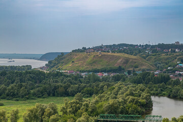 Obraz premium The famous Shishkin ponds in Yelabuga. Tatarstan