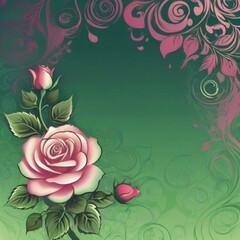 beautiful rose gradient abstract background