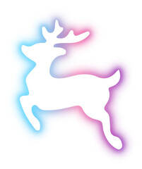 Set of Christmas neon