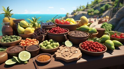 A Chocolate Day scene with a specific theme, such as the history of chocolate, the different types of chocolate, or the many ways to enjoy chocolate