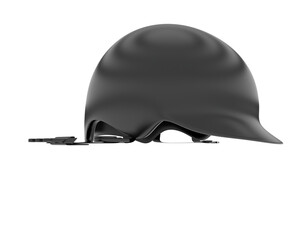 Fototapeta premium Helmet isolated on transparent background. 3d rendering - illustration