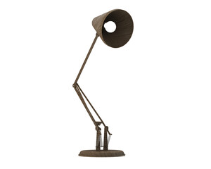 Desk lamp isolated on transparent background. 3d rendering - illustration