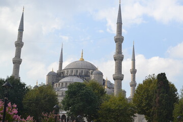 Fototapeta na wymiar Mosquée situé a Istanbul en plein centre de la Turquie 