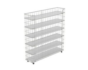 Shelves isolated on transparent background. 3d rendering - illustration