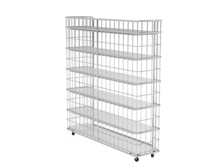 Shelves isolated on transparent background. 3d rendering - illustration