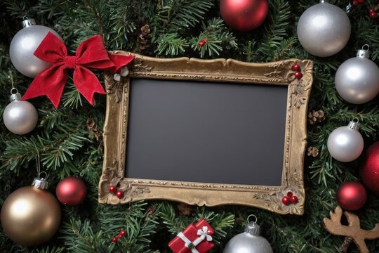 photo frame christmas ornaments