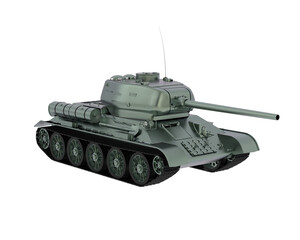 Tank isolated on transparent background. 3d rendering - illustration