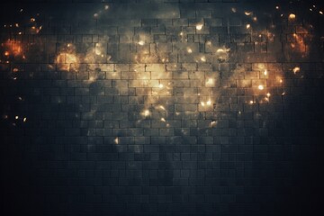 Whispers of Light: Sunlit Wall with Grainy Film Elements and Dark Atmosphere background wallpaper texture