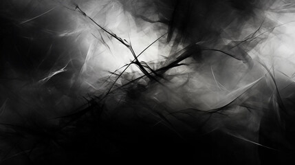 Dark Scary Textured Black and White Slash Pattern Backdrop