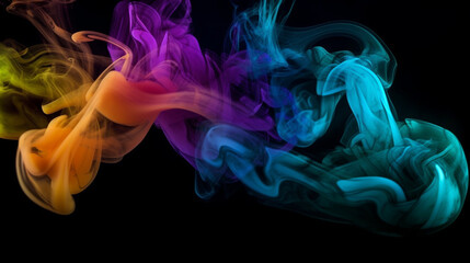 Fototapeta premium abstract art color palette 3D high resolution . selective focus . Generative AI,