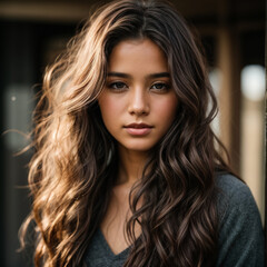 beautiful young girl in her 20s looking stunning