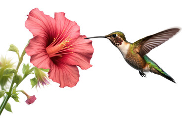 Hummingbird Grace On Transparent Background