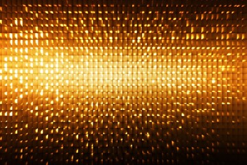 Gleaming Gold: LED Screen Abstract Texture, a Lustrous Wallpaper Background Crafting a Luxurious Visual Aesthetic