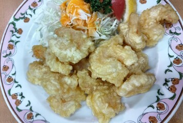 Shrimp tempura, Japanese food