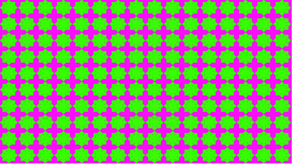 seamless pattern with pink and green squares