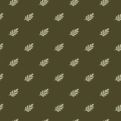 Artistic seamless foliage design.