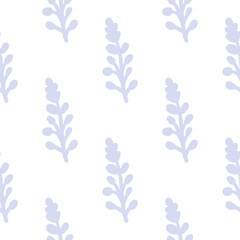 Elegant botanical illustration in a seamless design.