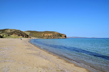 Neftina Beach, Lemnos island, Greece, Aegean Sea