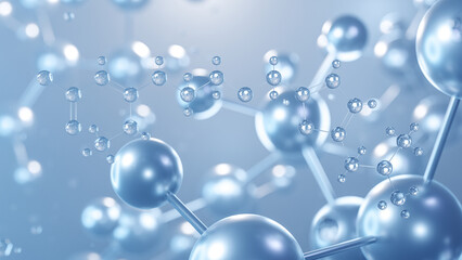 ranitidine molecular structure 3d, flat model, histamine h2-antagonists, structural chemical formula view from a microscope