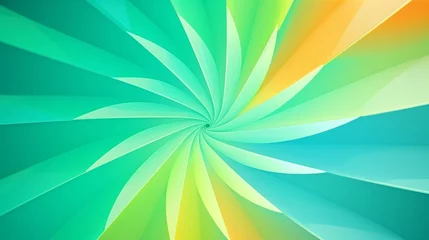 Wandcirkels plexiglas colorful vibrant of radial geometric advertisement background © 天下 独孤