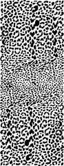 Abstract leopard fur motifs background 