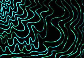 "Curling Curves: Abstract Artwork with gradient colourful lines. Mesmerizing blend of intricate curls and curves, showcasing the beauty of monochromatic contrast. Perfect for modern designs.