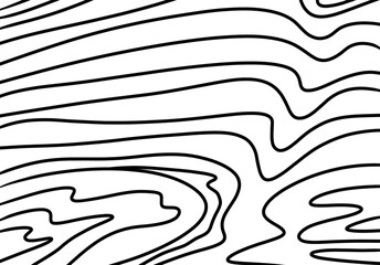 "Curling Curves: Abstract Artwork with Elegant Black and White Lines. Mesmerizing blend of intricate curls and curves, showcasing the beauty of monochromatic contrast. Perfect for modern designs.
