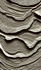 muro de cemento piedra roca duro dureza textura patr&oacute;n rectangular geom&eacute;trico gris grises filas trazos l&iacute;neas revoque mezcla onda ondulado Estructura