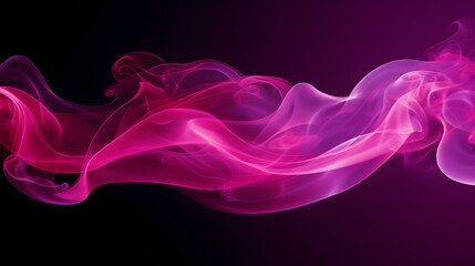 Fuchsia Stylized Smoke Wisps. Abstract Background