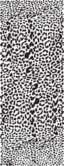 Abstract leopard fur motifs background 
