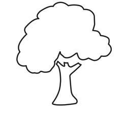 Trees Icon Line
