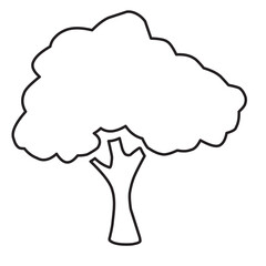 Trees Icon Line