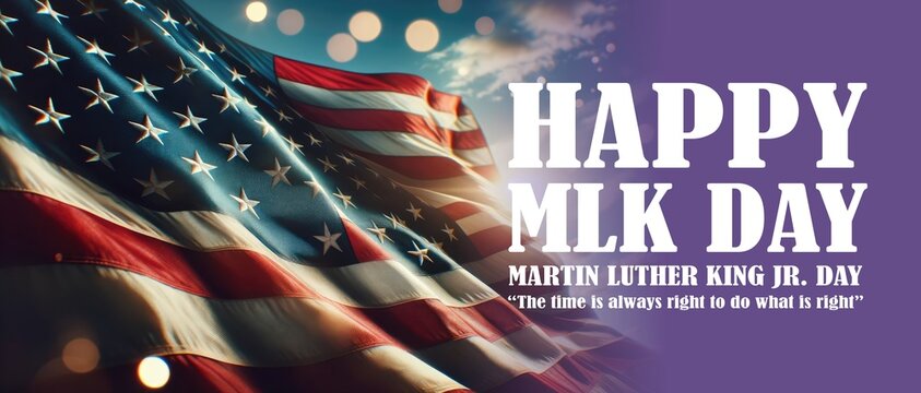 Martin Luther King jr day. The time is always right to do what is right text