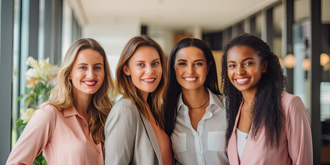 Obraz premium Professional business settings featuring men and women of diversity