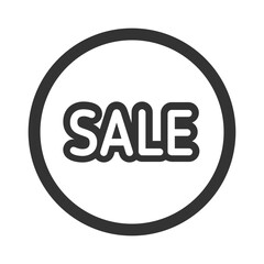 sale vector icon. sale button for black friday sales company. glyph icon for web and ui isolated on white background