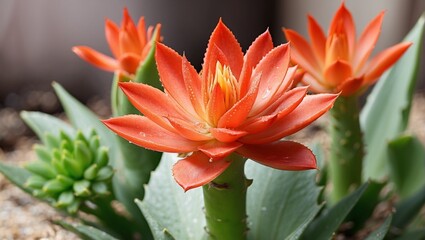 red cactus flower