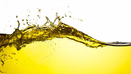 White wine splash, wine flowing, 3d illustration