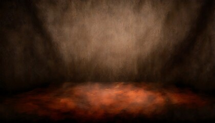 vintage muslin fabric photography studio backdrop for a portrait dark background with embers in the middle horror texture wallpaper - obrazy, fototapety, plakaty