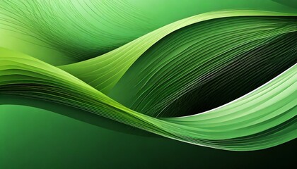 abstract green background color wave for design brochure website flyer