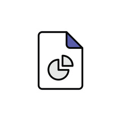 Profit Margin icon design with white background stock illustration