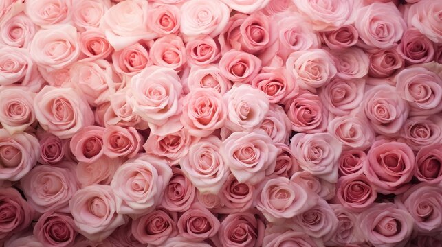Roses stock photo close up pink rose flowers stock photo, in the style of pastel palette, biedermeier, vintage-inspired, rtx on, floral, elaborate, anne geddes 