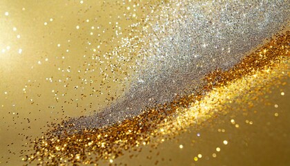 brilliant texture glitter on a gold background glitter on a gold texture light background with glitter - obrazy, fototapety, plakaty