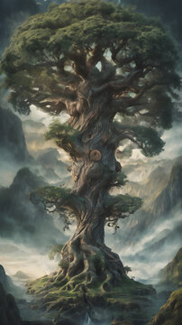 Yggdrasil tree myth folklore legend cycle of rebirth tale